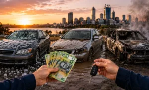 Read more about the article Hail Damage, Flood Damage, Fire Damage: Can You Still Get Cash for Your Car in Perth?
