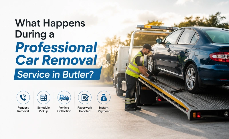 You are currently viewing What Happens During a Professional Car Removal Service in Butler?