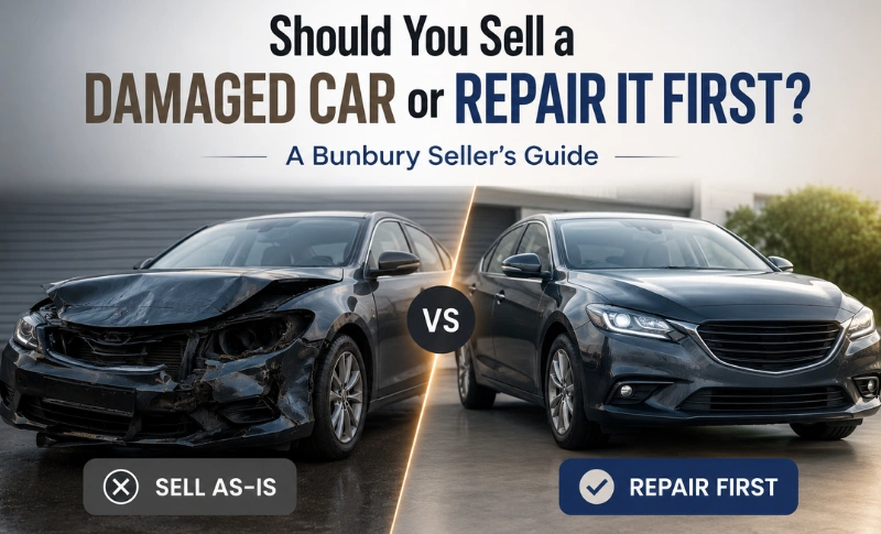 You are currently viewing Should You Sell a Damaged Car or Repair It First? A Bunbury Seller’s Guide