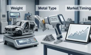 Read more about the article How Scrap Car Value Is Calculated: Weight, Metal Type, and Market Timing
