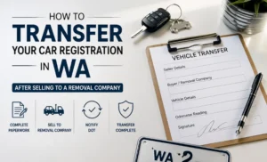 Read more about the article How to Transfer Your Car Registration in WA After Selling to a Removal Company