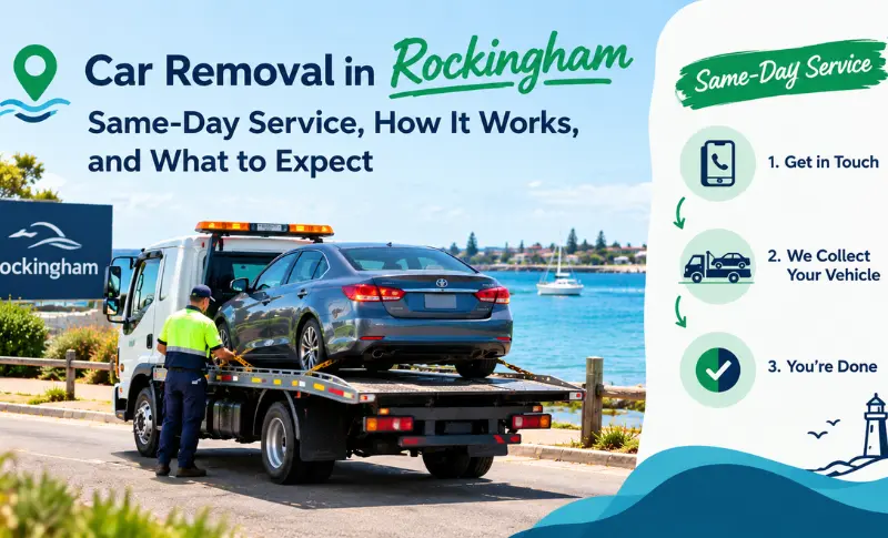 You are currently viewing Car Removal in Rockingham — Same-Day Service, How It Works, and What to Expect