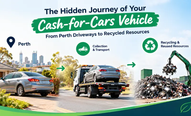The Hidden Journey of Your Cash for Cars Vehicle: From Perth Driveways to Recycled Resources