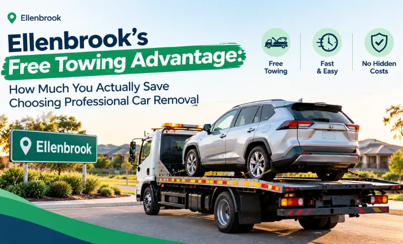 You are currently viewing Ellenbrook’s Free Towing Advantage: How Much You Actually Save Choosing Professional Car Removal